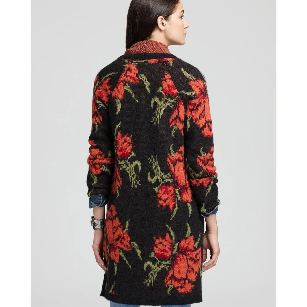 RARE Free People Flower Power Cardigan - Picture 3 of 4